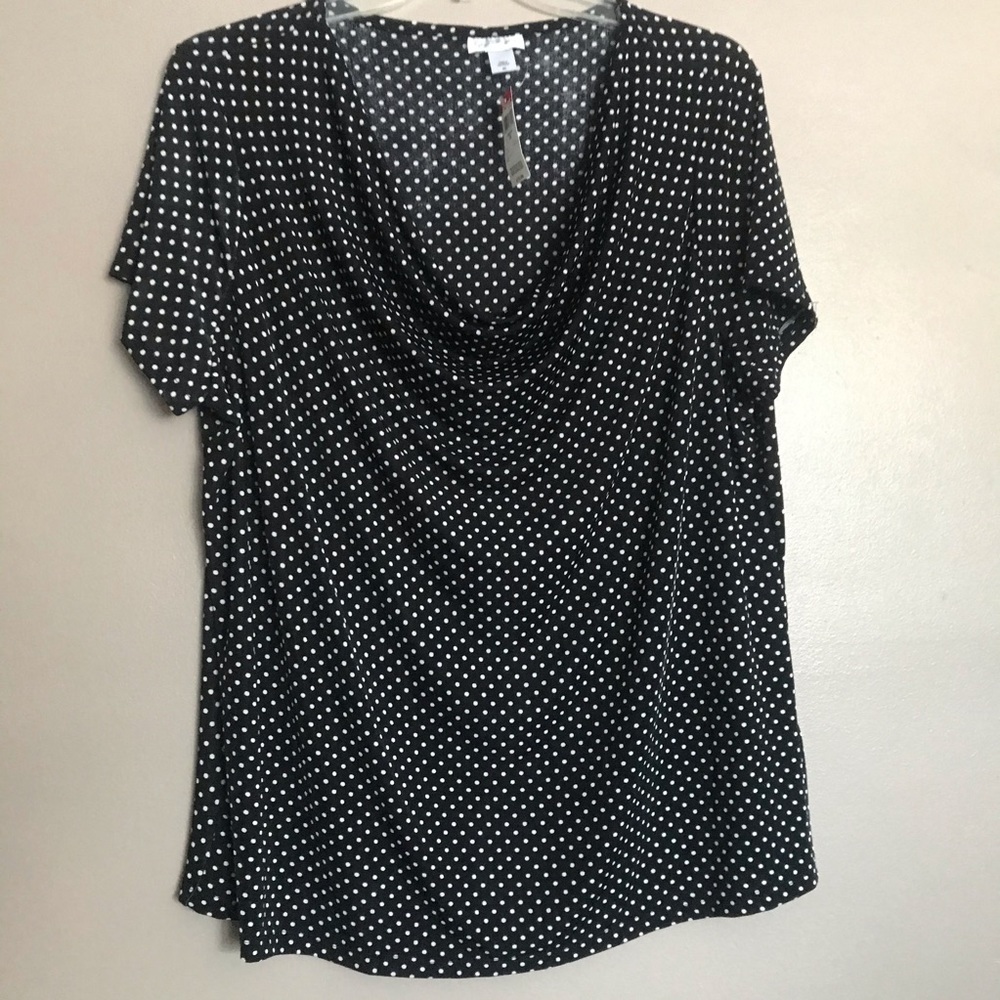 Polka dot blouse